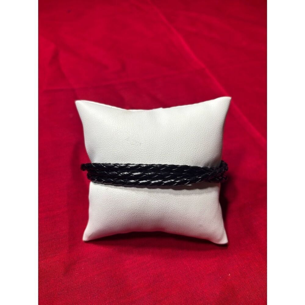 New! Braided Leather Bracelet Men Wrap Handmade Wristband Adjustable